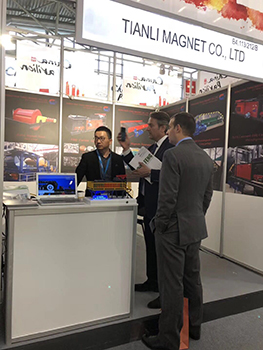 Tianli magnet in IFAT show 03.jpg